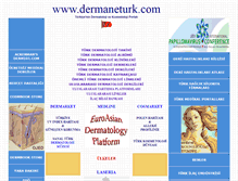 Tablet Screenshot of dermaneturk.com
